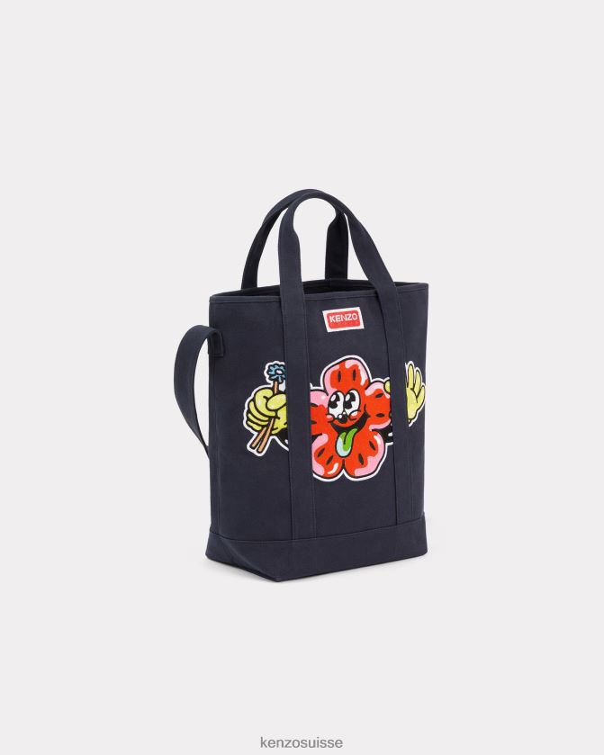 Kenzo sac cabas boke avec bandoulière Hommes bleu marine D2804X885 accessoires