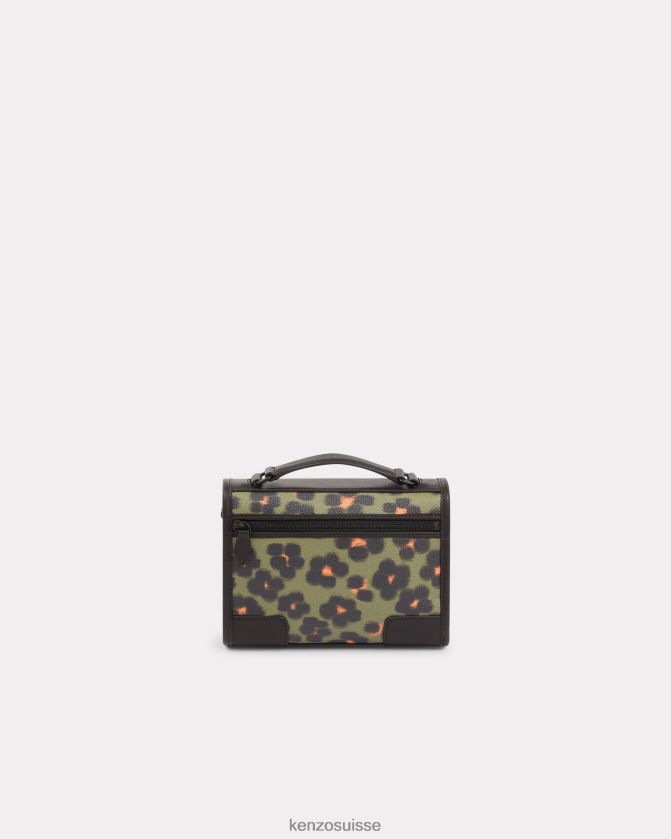 Kenzo sac porté épaule Hana léopard Hommes kaki D2804X866 accessoires