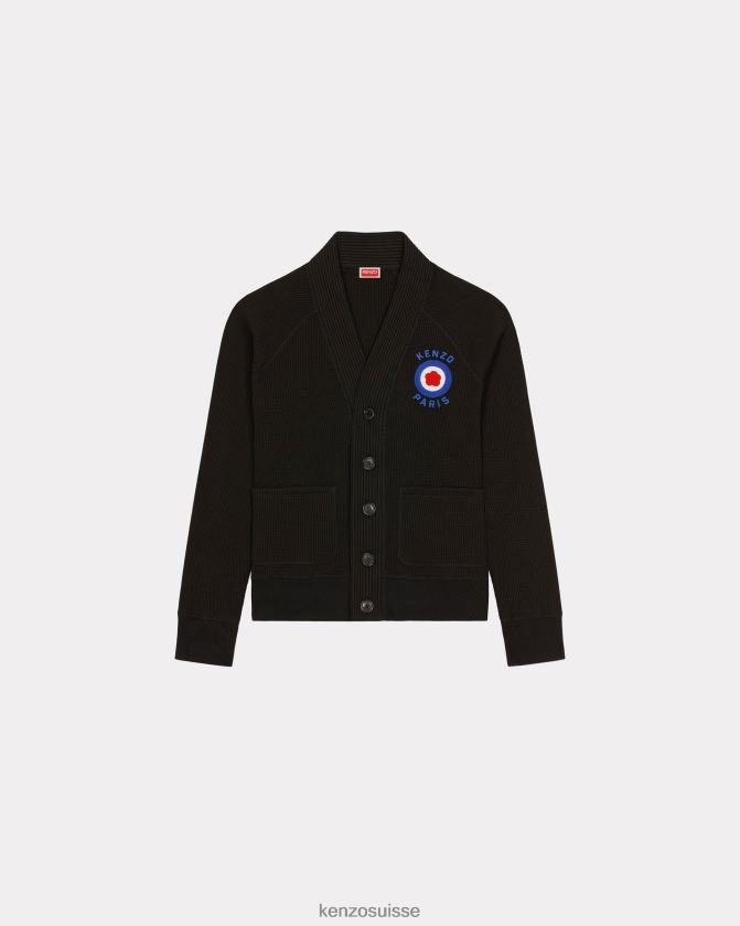 Kenzo cardigan cible Hommes noir D2804X234 vêtements