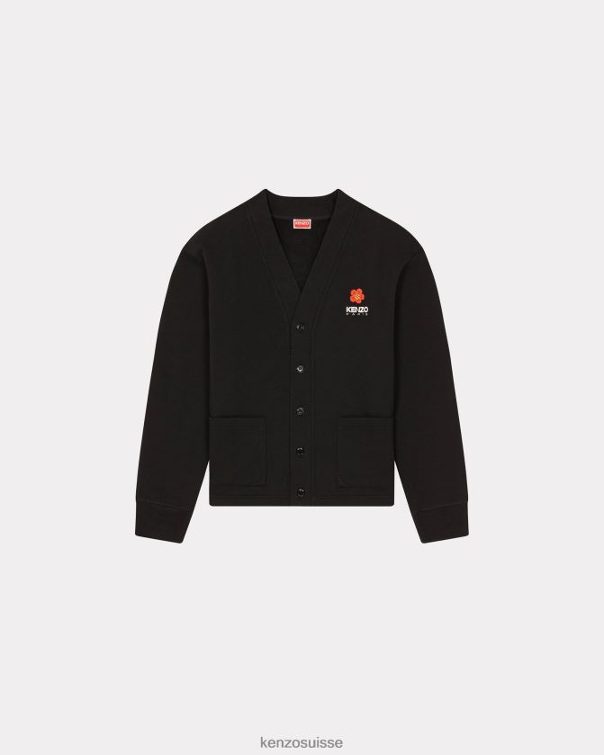 Kenzo cardigan à fleurs de boké Hommes noir D2804X81 vêtements