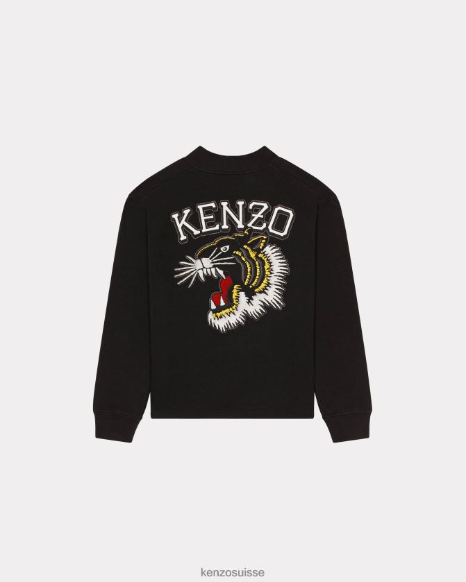 Kenzo cardigan tigre varsity jungle Hommes noir D2804X289 vêtements