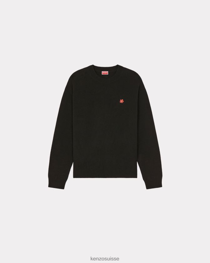 Kenzo pull en laine mérinos paris Hommes noir D2804X37 vêtements