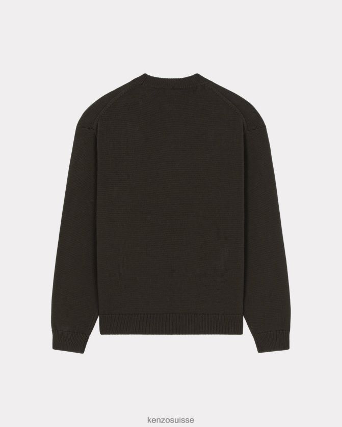 Kenzo pull à fleurs de boke Hommes noir D2804X153 vêtements