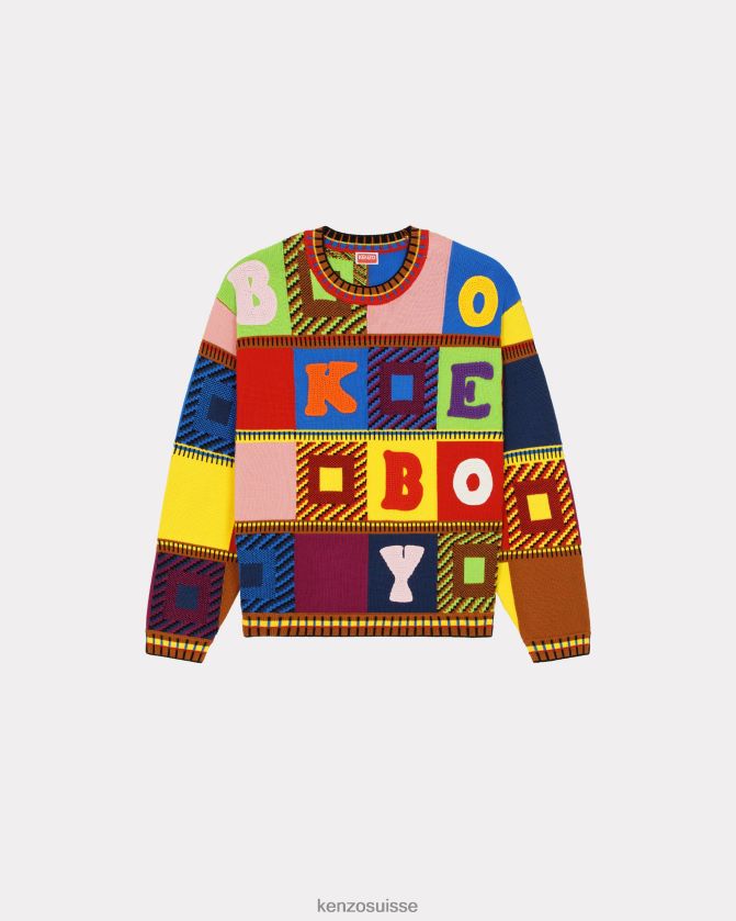 Kenzo pull patchwork boke Hommes multicolore D2804X263 vêtements