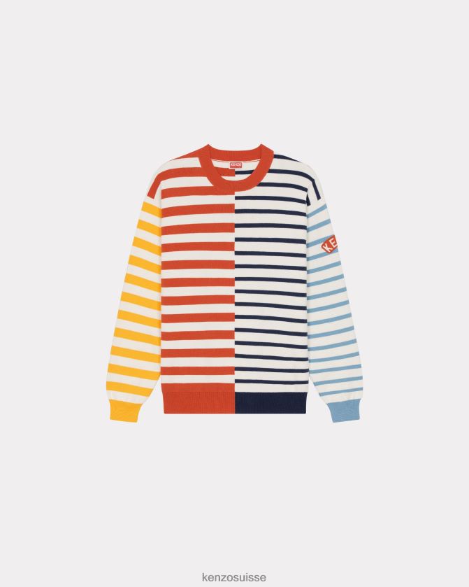 Kenzo pull à rayures nautiques Hommes multicolore D2804X38 vêtements