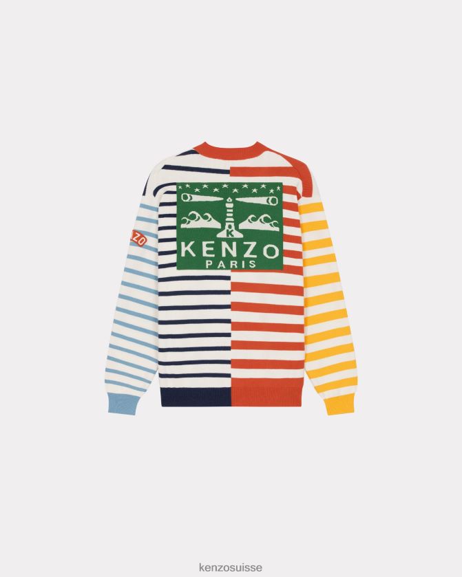 Kenzo pull à rayures nautiques Hommes multicolore D2804X38 vêtements