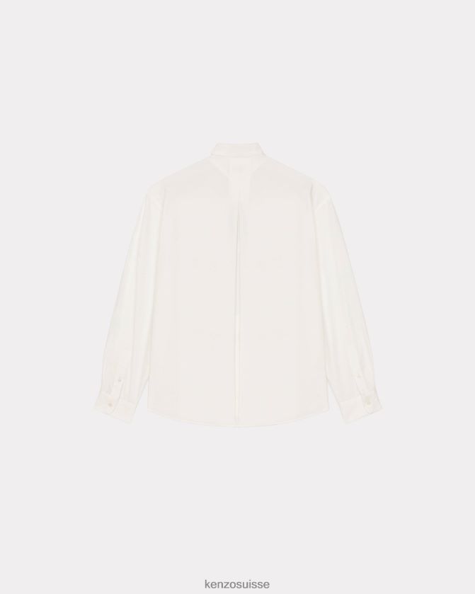 Kenzo chemise décontractée éléphant Hommes blanc cassé D2804X138 vêtements