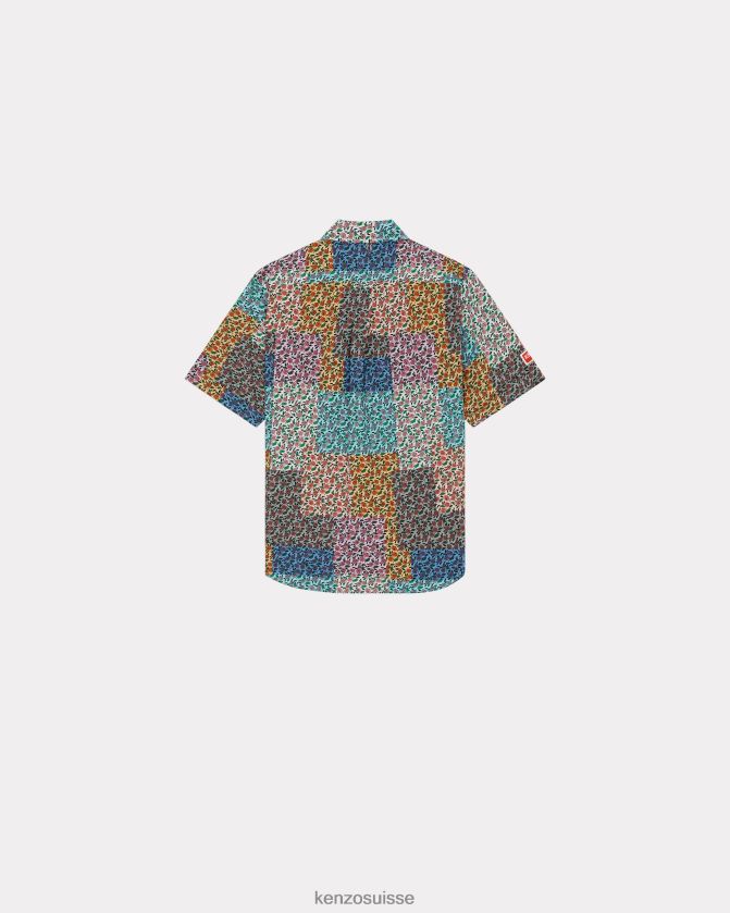 Kenzo chemise hawaïenne patchwork Hommes multicolore D2804X233 vêtements