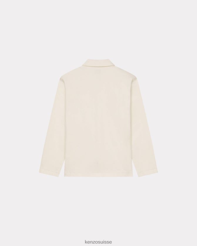 Kenzo surchemise en jean Hommes denim blanc blanchi D2804X140 vêtements
