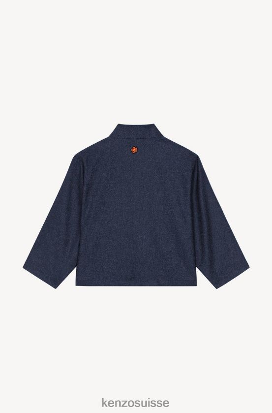 Kenzo veste kimono Hommes bleu nuit D2804X354 vêtements