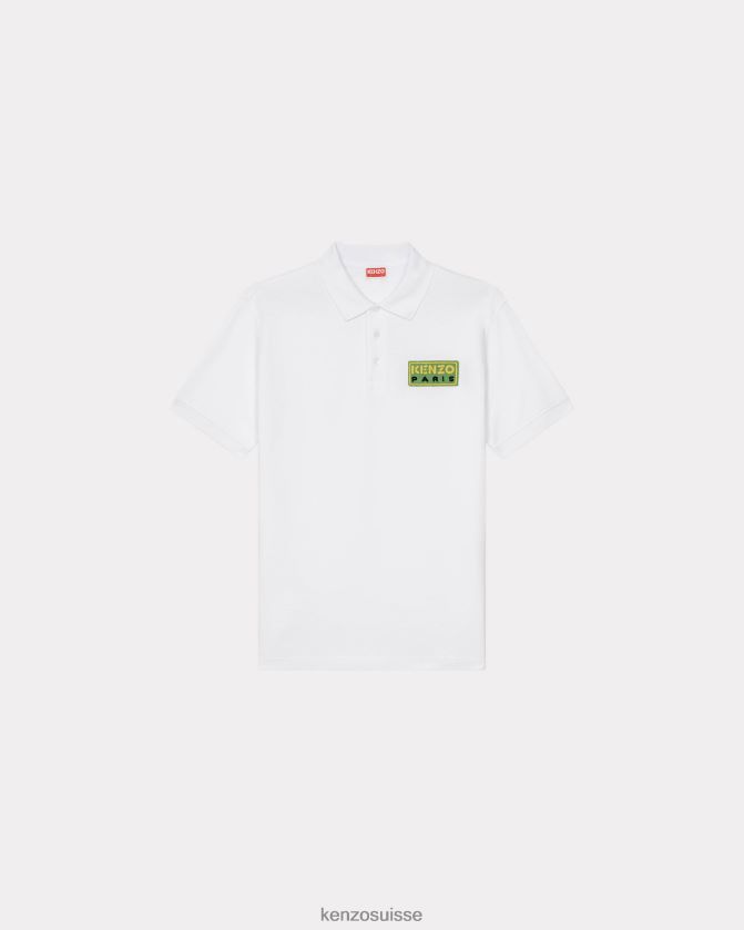 Kenzo polo parisien Hommes blanc D2804X344 vêtements