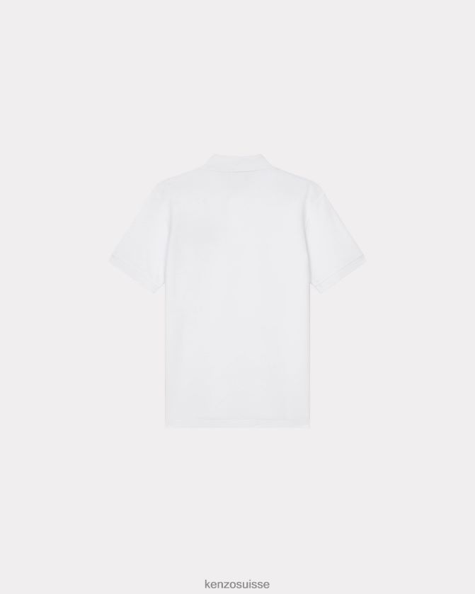 Kenzo polo parisien Hommes blanc D2804X344 vêtements