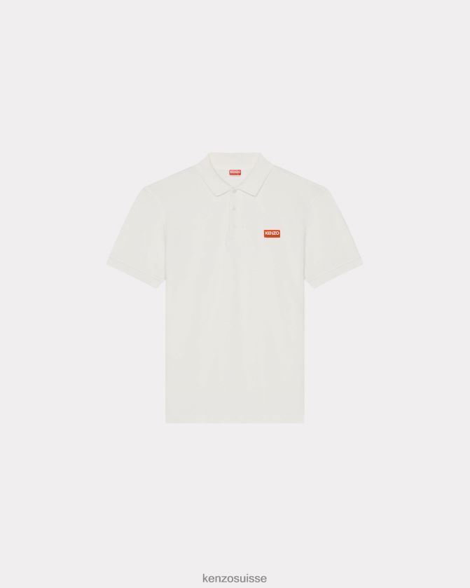 Kenzo polo parisien Hommes blanc cassé D2804X324 vêtements