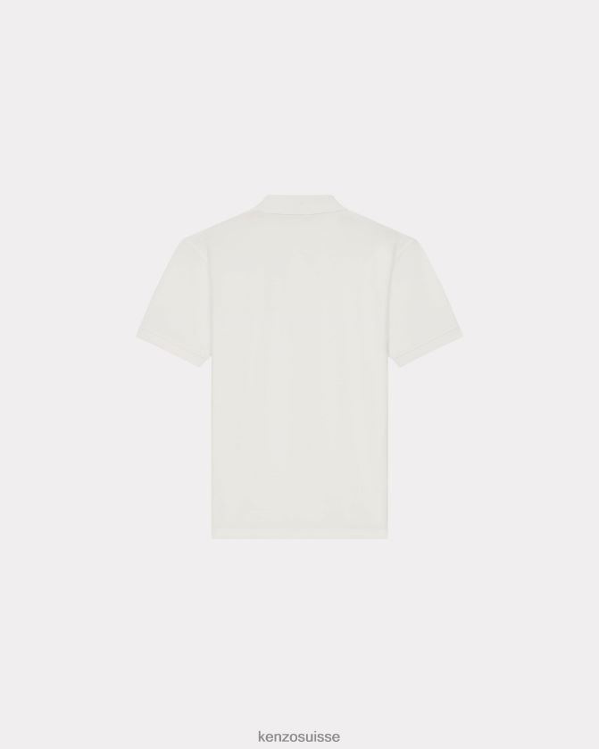 Kenzo polo parisien Hommes blanc cassé D2804X324 vêtements