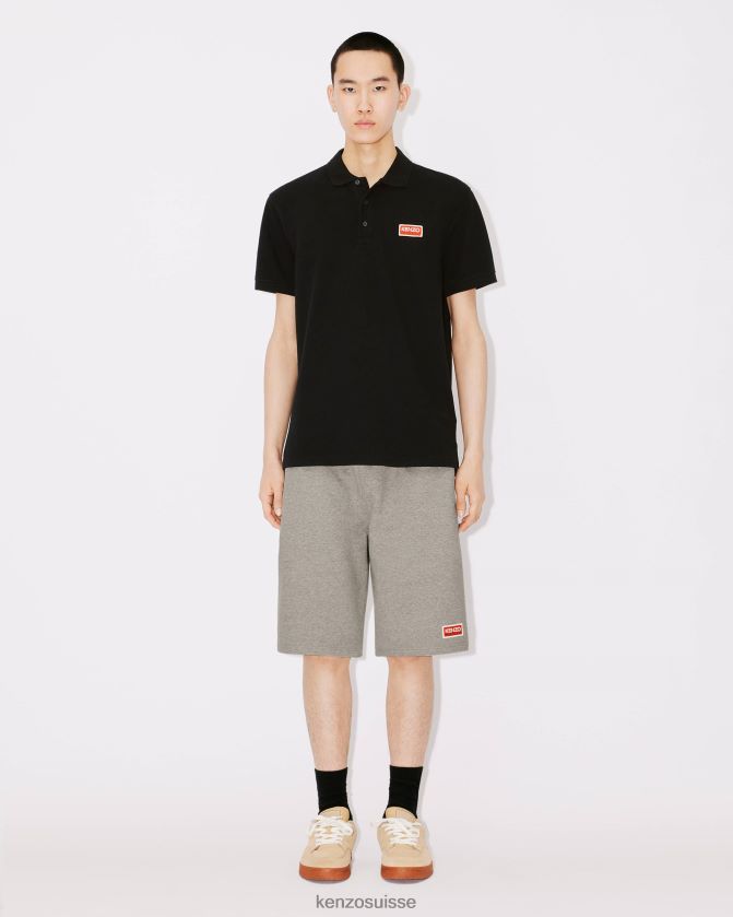 Kenzo polo parisien Hommes noir D2804X291 vêtements