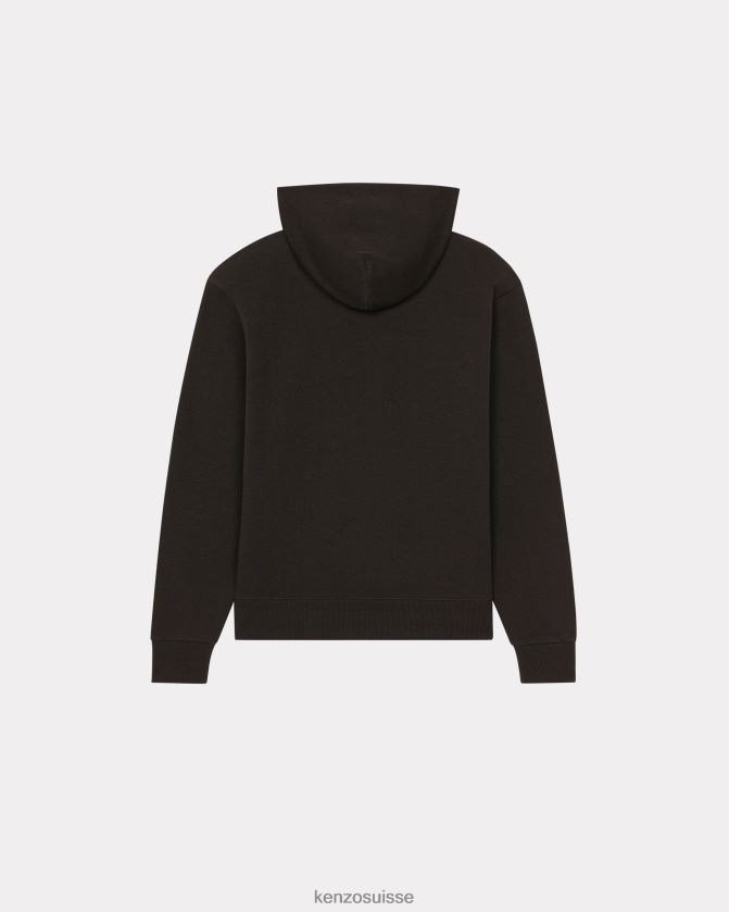 Kenzo sweat à capuche avec écusson de fleur de boke Hommes noir D2804X107 vêtements