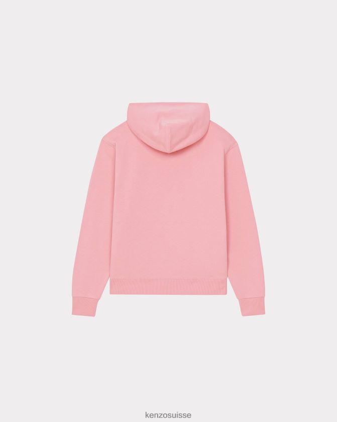 Kenzo sweat à capuche avec écusson de fleur de boke Hommes rose D2804X247 vêtements