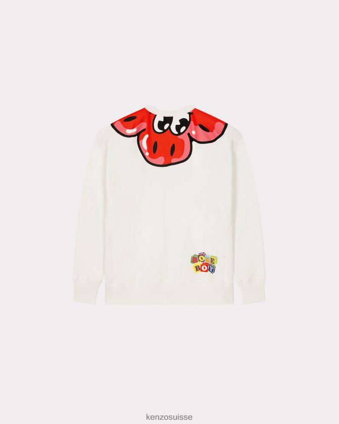 Kenzo sweat oversize boké Hommes blanc cassé D2804X261 vêtements