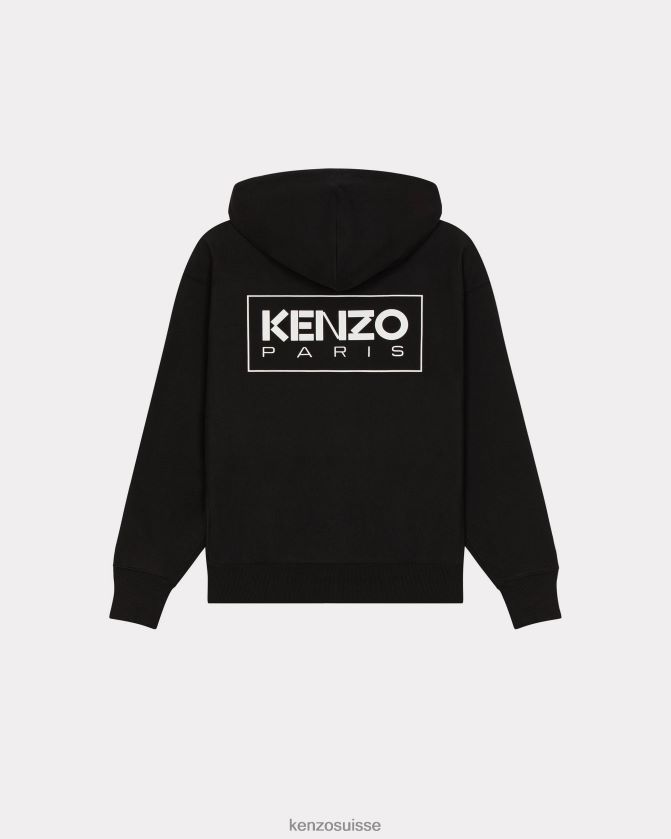 Kenzo sweat oversize à capuche paris Hommes noir D2804X53 vêtements
