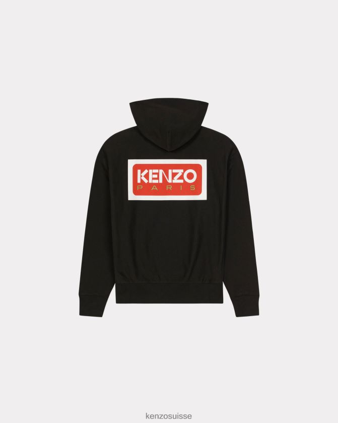 Kenzo sweat oversize à capuche paris Hommes noir D2804X87 vêtements