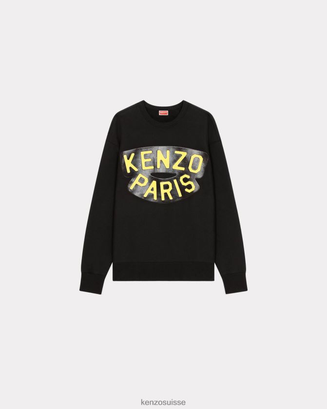 Kenzo sweat oversize "marin" Hommes noir D2804X29 vêtements