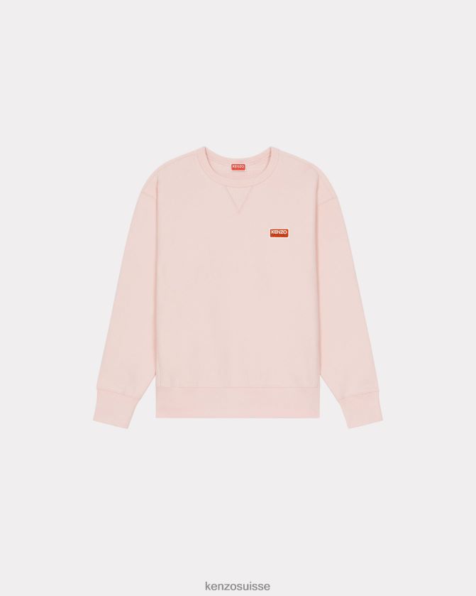 Kenzo sweat oversize paris Hommes rose fané D2804X187 vêtements