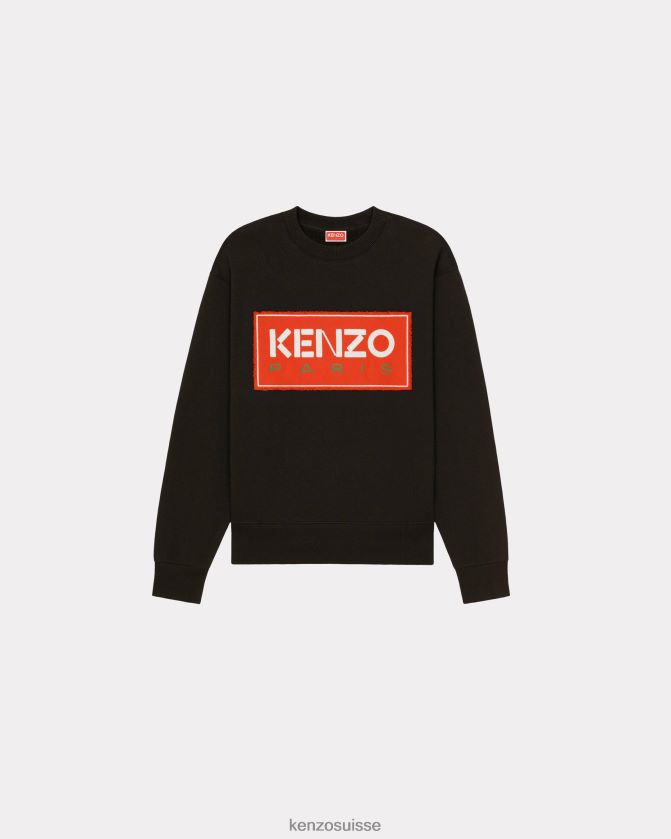 Kenzo sweat parisien Hommes noir D2804X23 vêtements