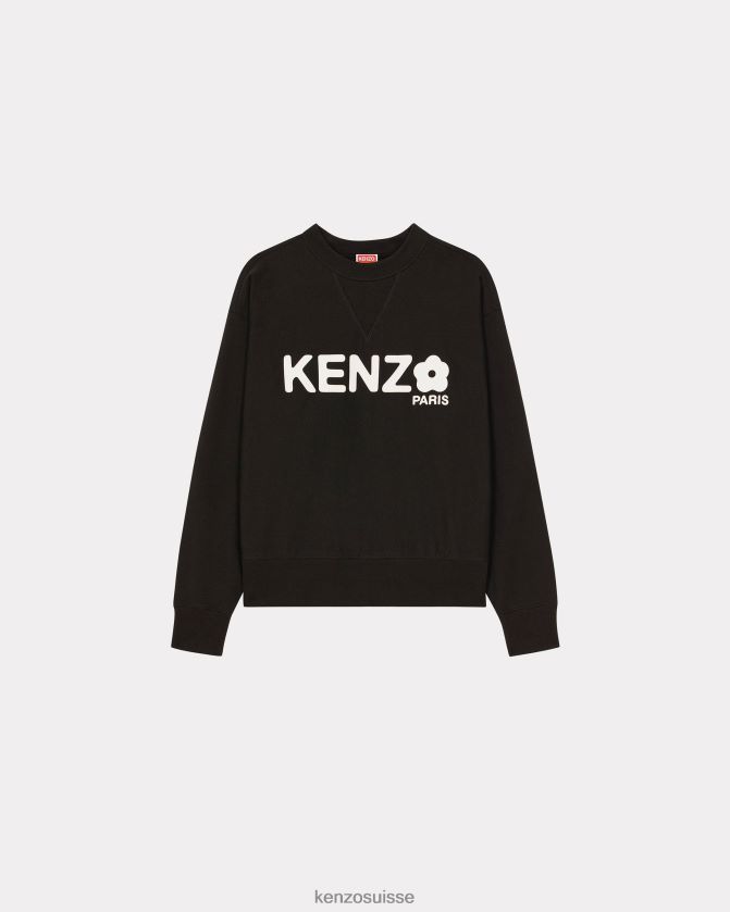 Kenzo sweat-shirt ample fleur de boke 2.0' Hommes noir D2804X18 vêtements