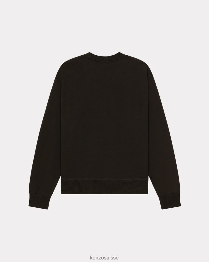 Kenzo sweat-shirt avec écusson de fleur de boke Hommes noir D2804X21 vêtements