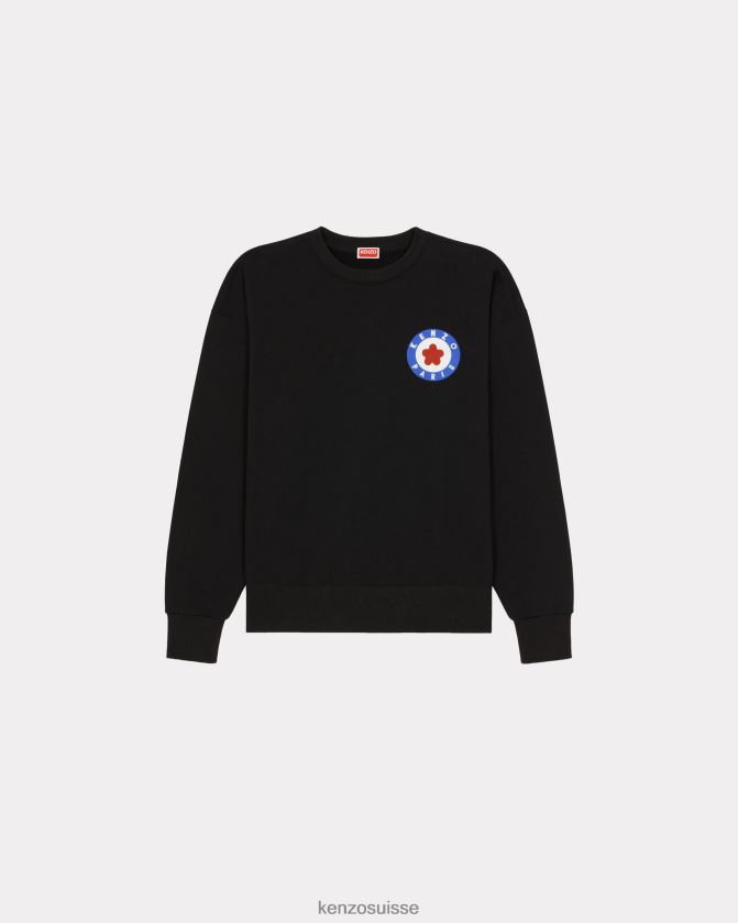 Kenzo sweat-shirt cible Hommes noir D2804X312 vêtements