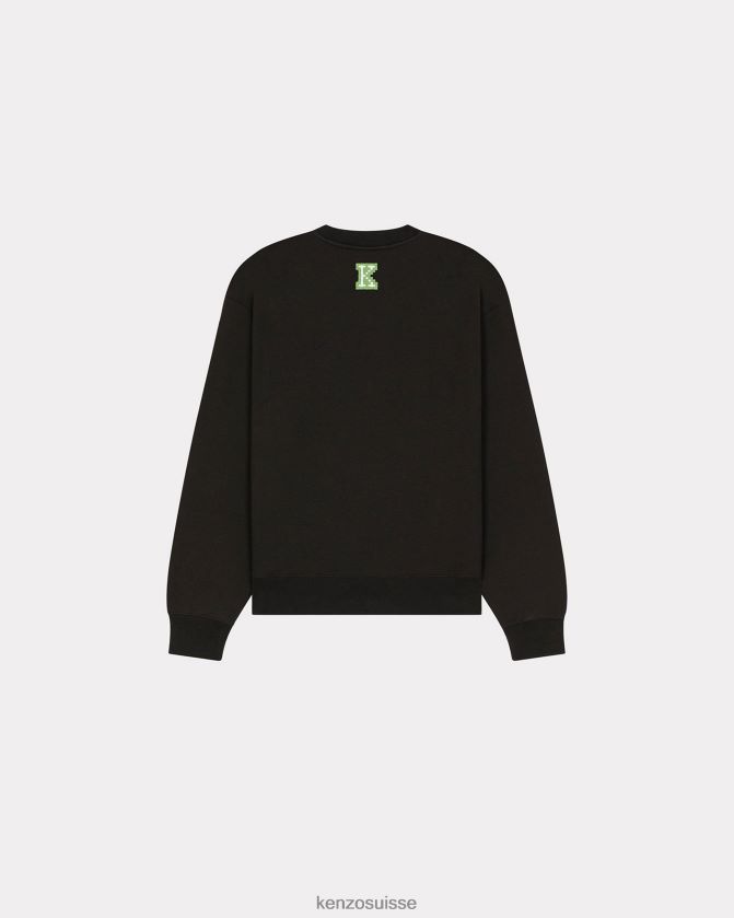 Kenzo sweat-shirt pixel Hommes noir D2804X97 vêtements