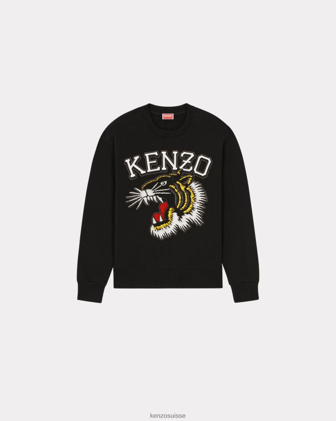 Kenzo sweat tigre varsity jungle Hommes noir D2804X114 vêtements