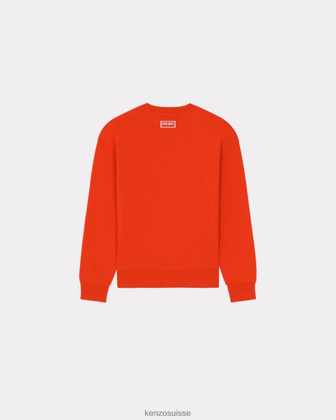 Kenzo sweat tigre varsity jungle Hommes rouge moyen D2804X86 vêtements