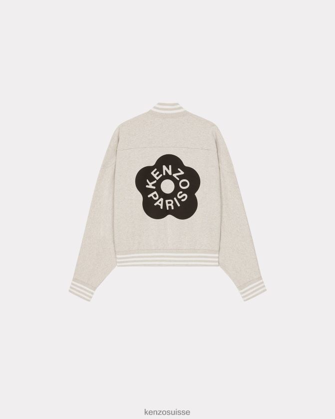 Kenzo sweat zippé boke flower 2.0' Hommes gris pale D2804X248 vêtements