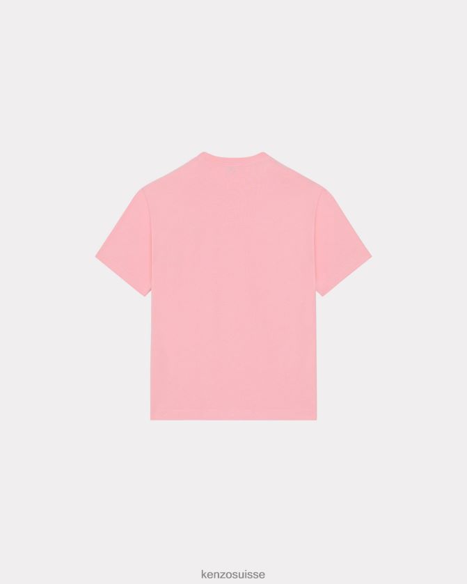 Kenzo t-shirt avec écusson de fleur de boke Hommes rose D2804X208 vêtements