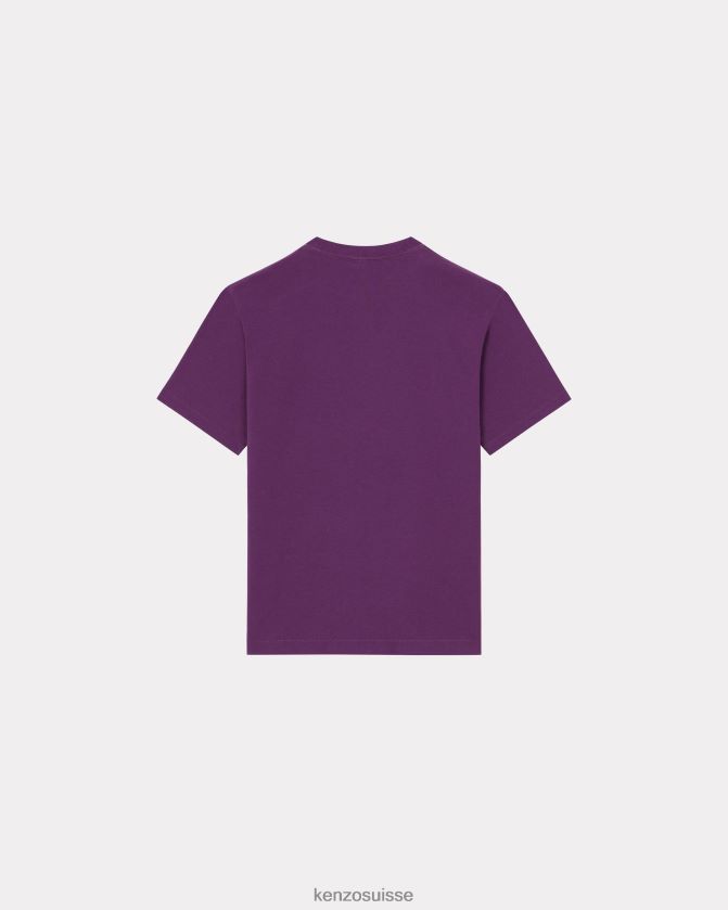 Kenzo t-shirt avec écusson de fleur de boke Hommes violet D2804X239 vêtements