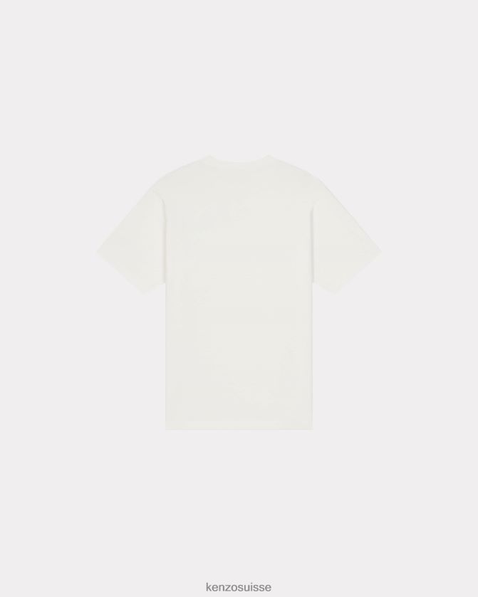 Kenzo t-shirt cible Hommes blanc cassé D2804X320 vêtements