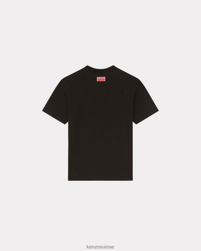 Kenzo t-shirt fleur de boké Hommes noir D2804X58 vêtements