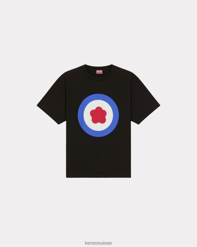 Kenzo t-shirt oversize "cible" Hommes noir D2804X216 vêtements