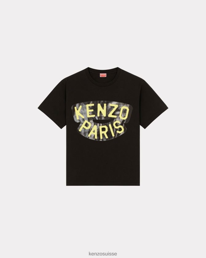 Kenzo t-shirt oversize "marin" Hommes noir D2804X358 vêtements