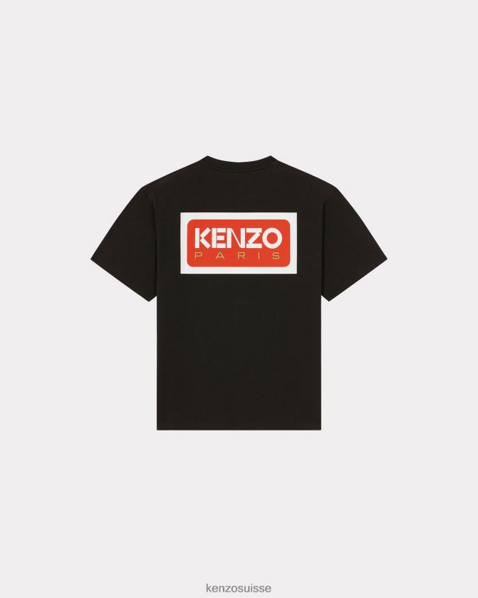 Kenzo t-shirt oversize paris Hommes noir D2804X70 vêtements