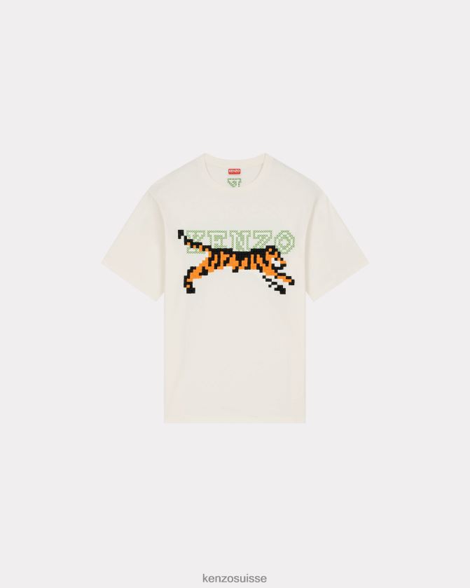 Kenzo t-shirt "pixel" Hommes blanc cassé D2804X189 vêtements