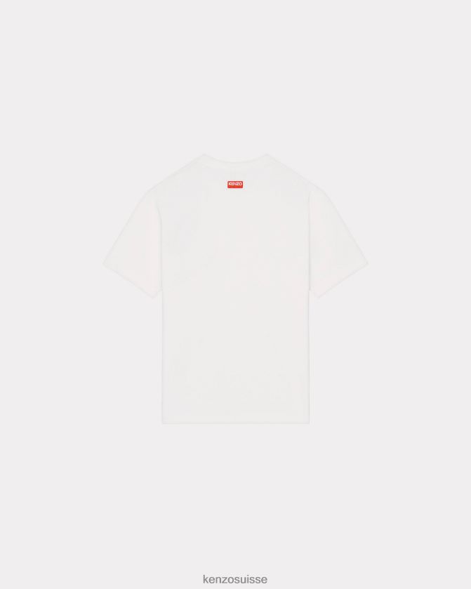 Kenzo t-shirt tigre de Varsity Jungle Hommes blanc cassé D2804X61 vêtements