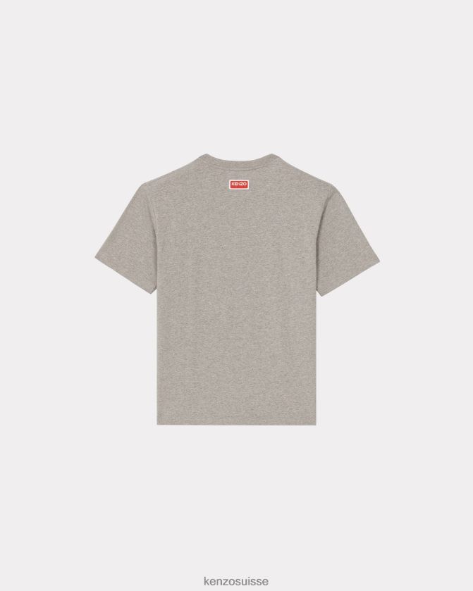 Kenzo t-shirt universitaire Hommes gris perle D2804X205 vêtements