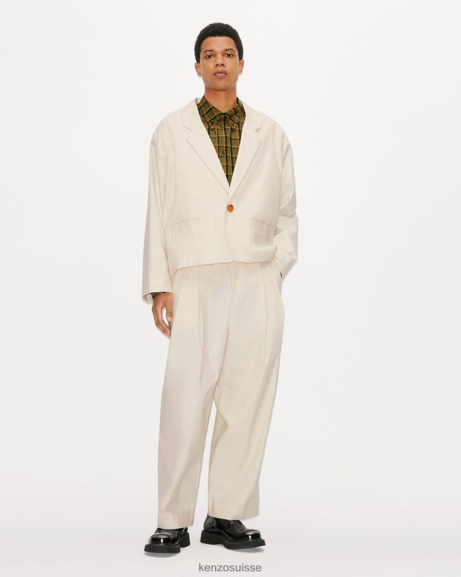 Kenzo veste de travail Hommes écru D2804X269 vêtements