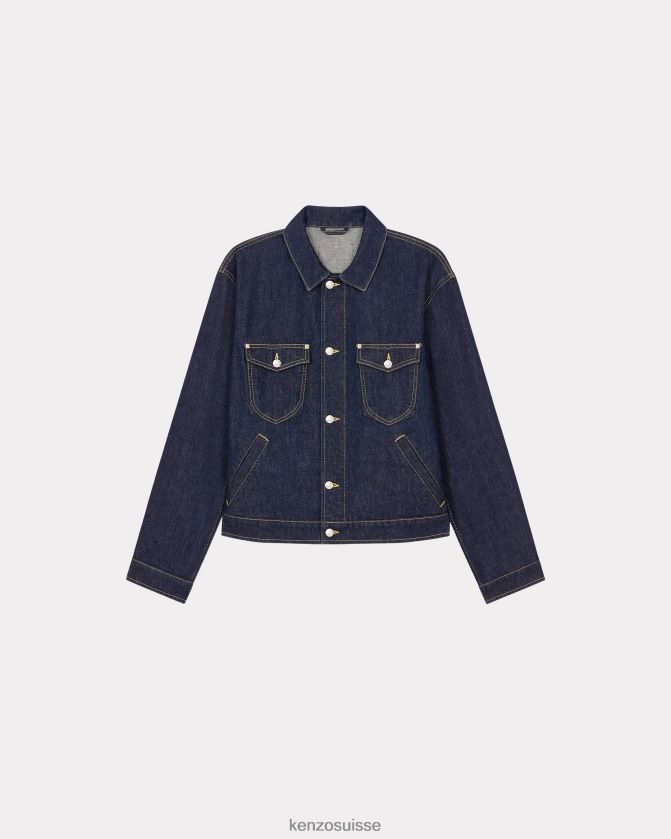 Kenzo veste en jean Hommes encre D2804X334 vêtements