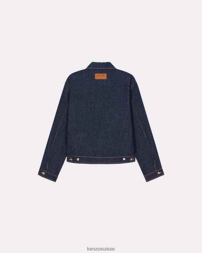Kenzo veste en jean Hommes encre D2804X334 vêtements