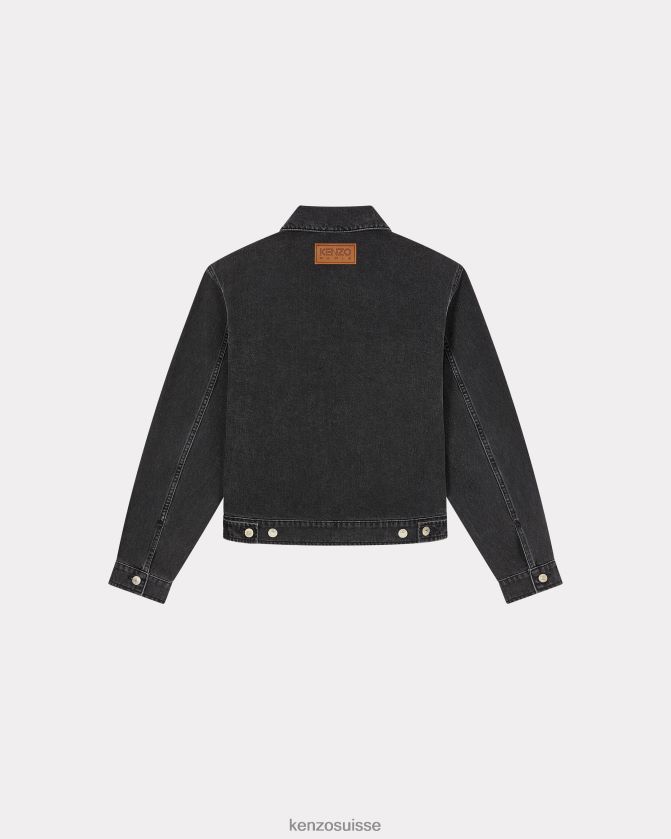 Kenzo veste en jean Hommes noir D2804X168 vêtements