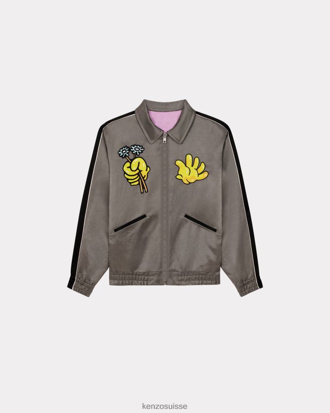 Kenzo veste réversible boké Hommes glycine D2804X11 vêtements