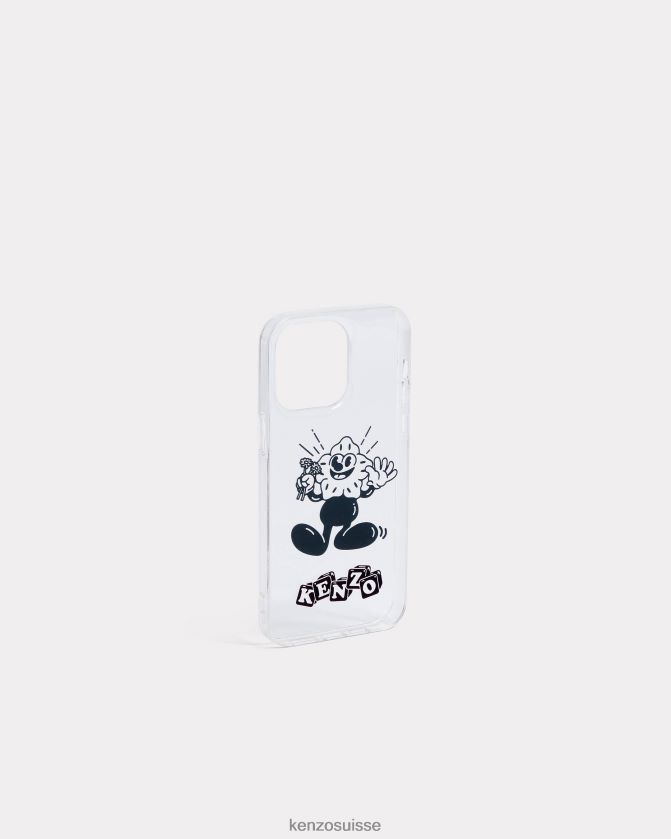 Kenzo coque iphone 14 pro max unisexe noir D2804X828 accessoires